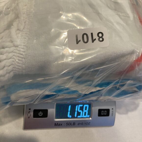 Rodan + Fields Lot Of 2 Blue Wave Beach Towels With Logo Fringe - Picture 14 of 14